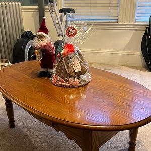 It’s just a wooden table .